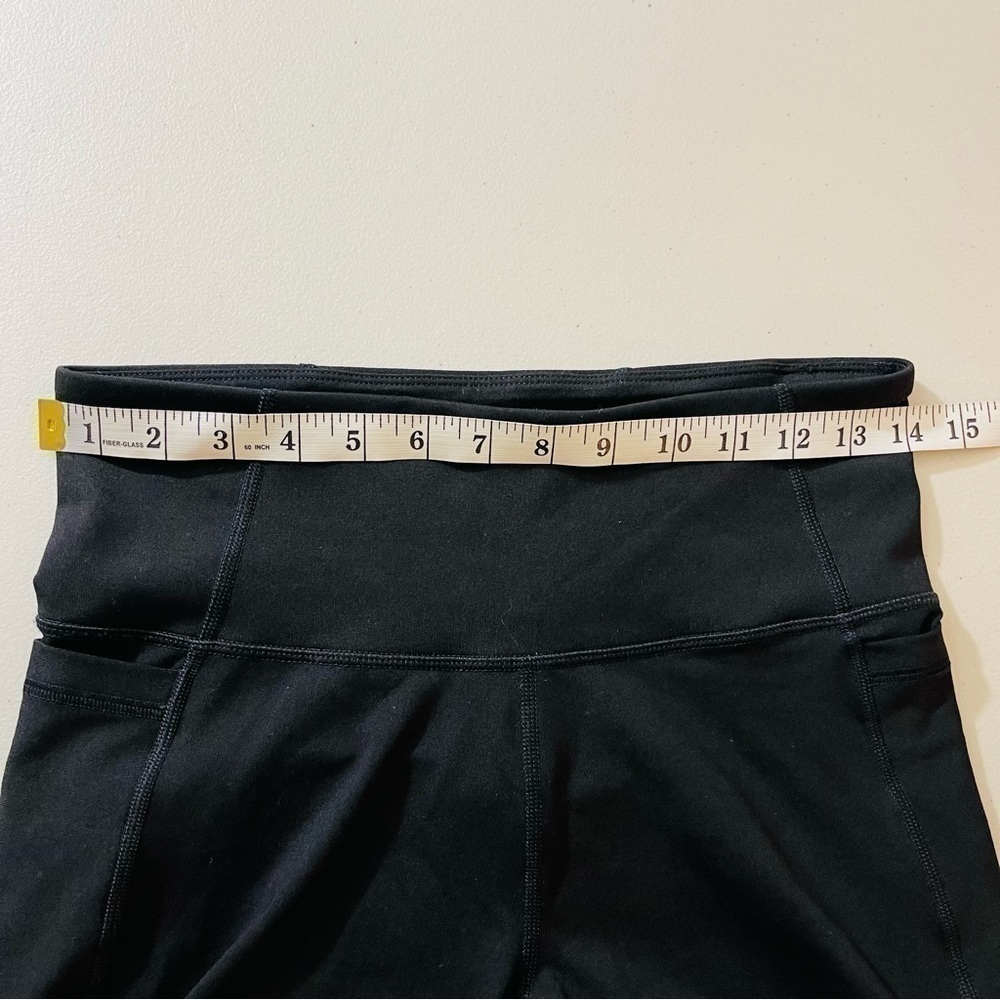 Old Navy Go-Dry Atcivewear Women Biker Shorts Size Medium Tall Black Pockets - Picture 5 of 8